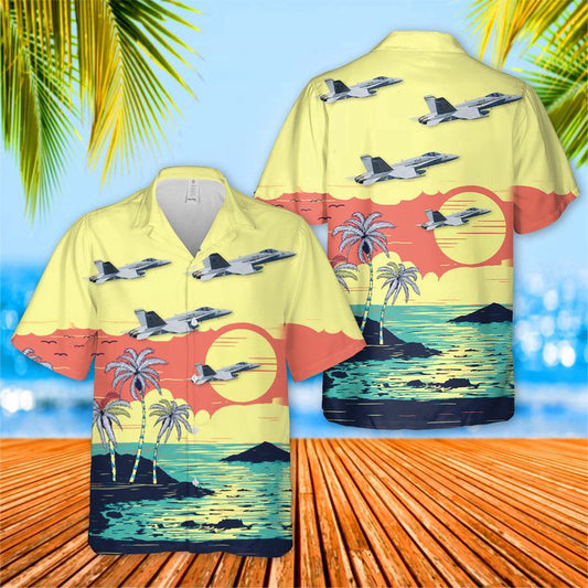Navy Hawaiian Shirt, Us Navy Vfa-15 Valions Fa-18E Super Hornet Hawaiian Shirt, Navy Shirts Mens