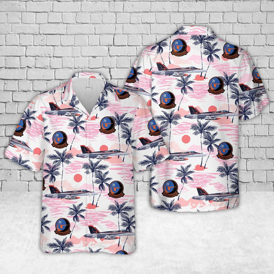 Navy Hawaiian Shirt, Us Navy Vfa-94 Mighty Shrikes Fa-18F Super Hornet Hawaiian Shirt, Navy Shirts Mens
