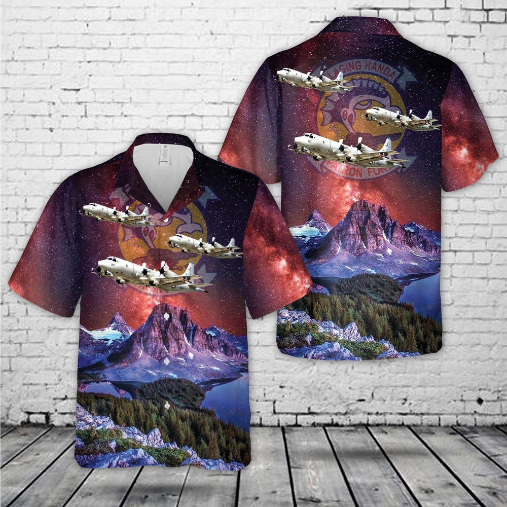 Navy Hawaiian Shirt, Us Navy Vp-40 P-3C Fighting Marlins Hawaiian Shirt, Navy Shirts Mens