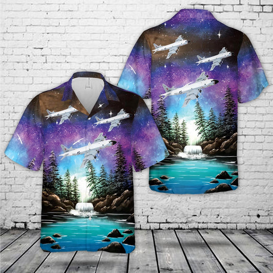Navy Hawaiian Shirt, Us Navy Vp-66 P-3A Orion, Vp-66 Liberty Bells (1984) Hawaiian Shirt, Navy Shirts Mens