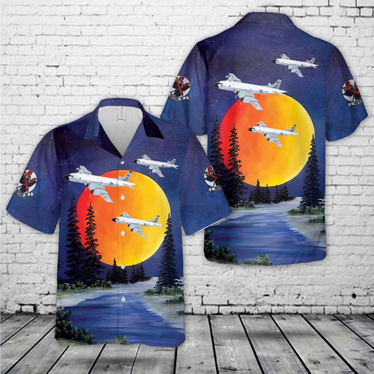 Navy Hawaiian Shirt, Us Navy Vp-68 Blackhawks P-3B Orion Hawaiian Shirt, Navy Shirts Mens