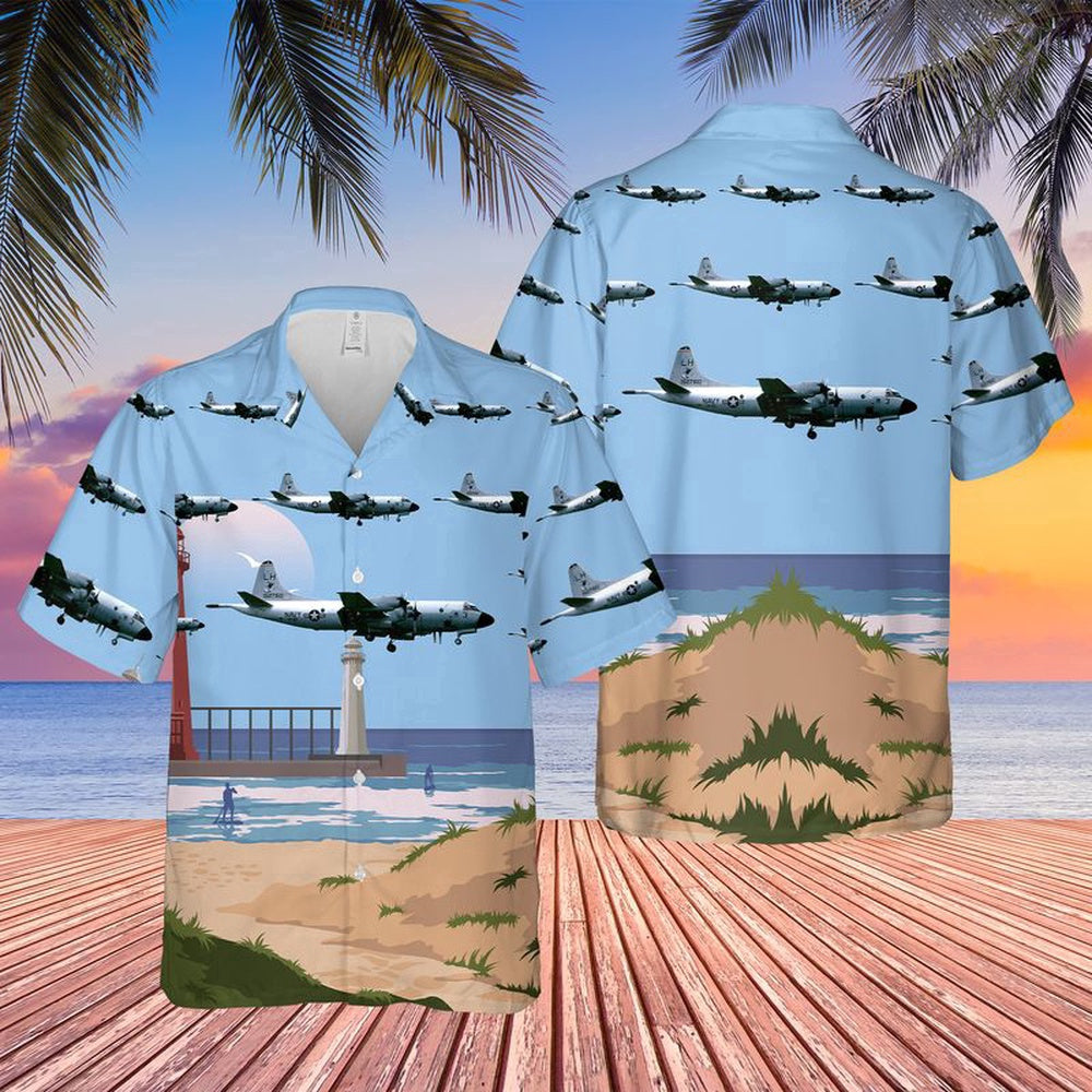 Navy Hawaiian Shirt, Us Navy Vp-93 Executioners P-3B Hawaiian Shirt, Navy Shirts Mens