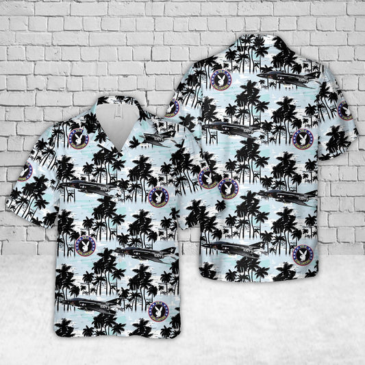 Navy Hawaiian Shirt, Us Navy Vx-4, Air Test And Evaluation Squadron Four, F-4J Phantom Hawaiian Shirt, Navy Shirts Mens
