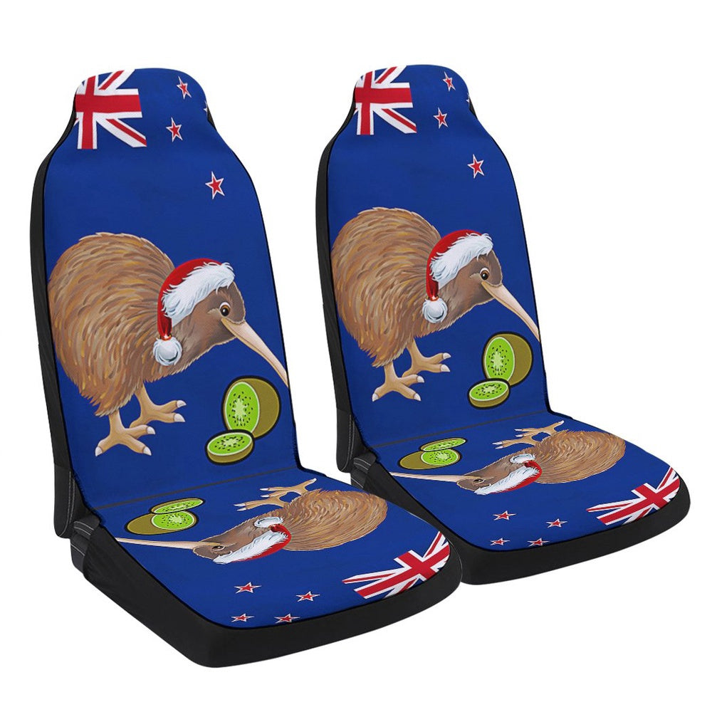 New Zealand Christmas Kiwi Bird Cars Seat Cover, Christmas Car Seat Covers, Car Decor Gift