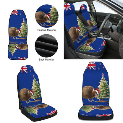 New Zealand Christmas Kiwi Bird Cars Seat Cover, Christmas Car Seat Covers, Car Decor Gift