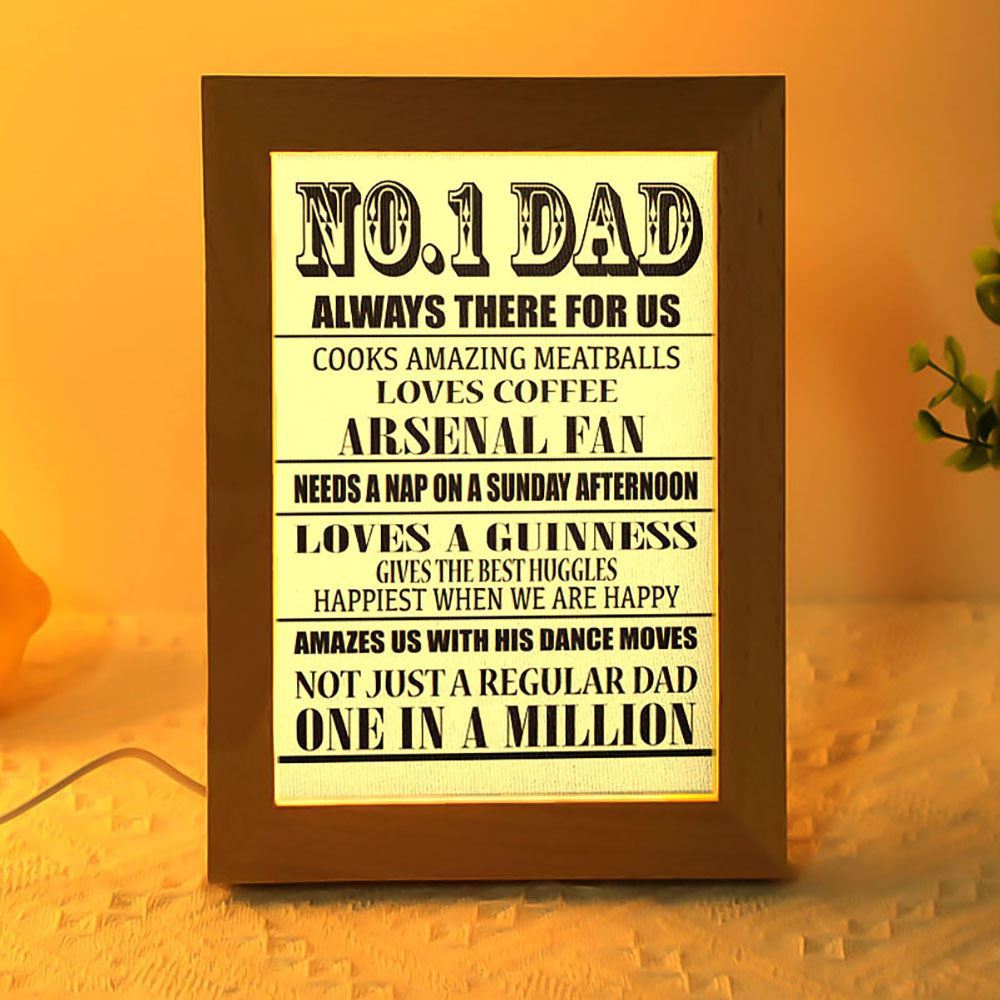 No.1 Dad Always There For Us, Mother's Day Night Light, Best Mom Ever, Gift For Mom