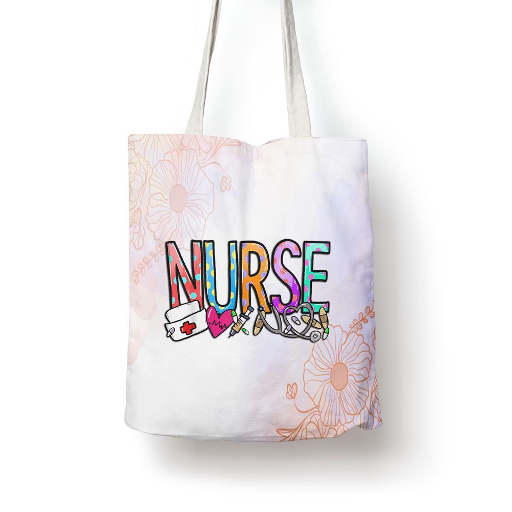 Nurses Day Nurse Life Nurse Week Women This Is Fine Tote Bag, Women Tote Bag, Canvas Tote Bag, Printed Tote Bag