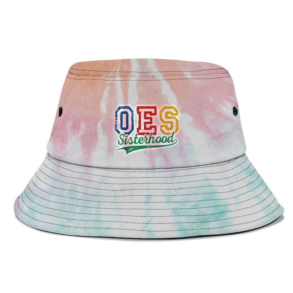Oes Sisterhood Order Of The Eastern Star Funny Bucket Hat, Mother's Day Bucker Hat, Tie Dye Bucket Hat, Women's Sun Hats