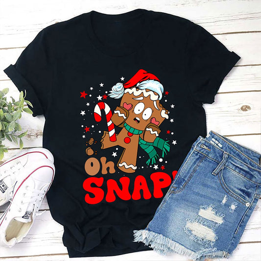 Oh Snap T Shirt, Merry T Shirt, Unisex Christmas Shirts