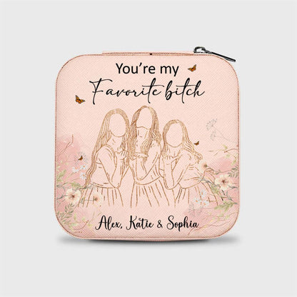 Personalised You Are My Favorite Jewelry Box, Gift For Best Friends, Mother's Day Jewelry Case