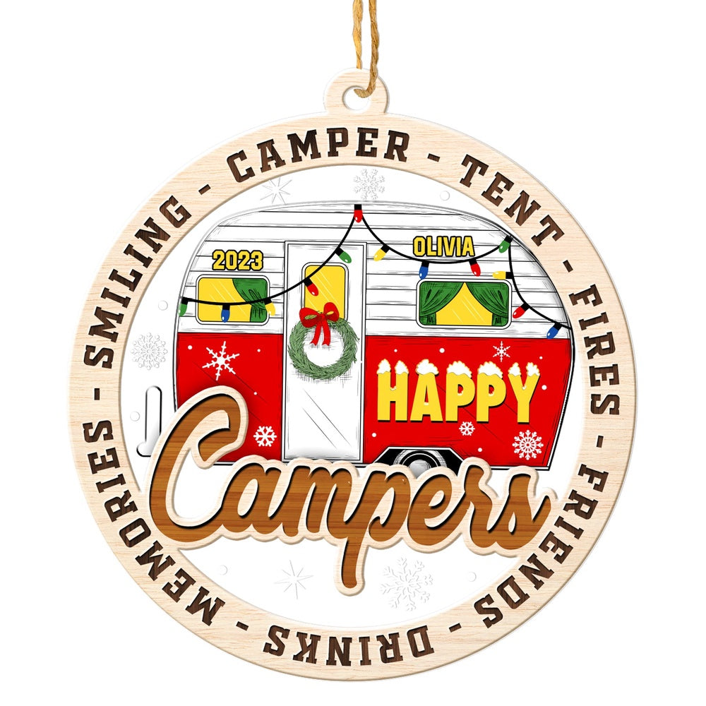 Personalized Camping Christmas Ornament, Sports Christmas Ornament, Christmas Tree Ornaments