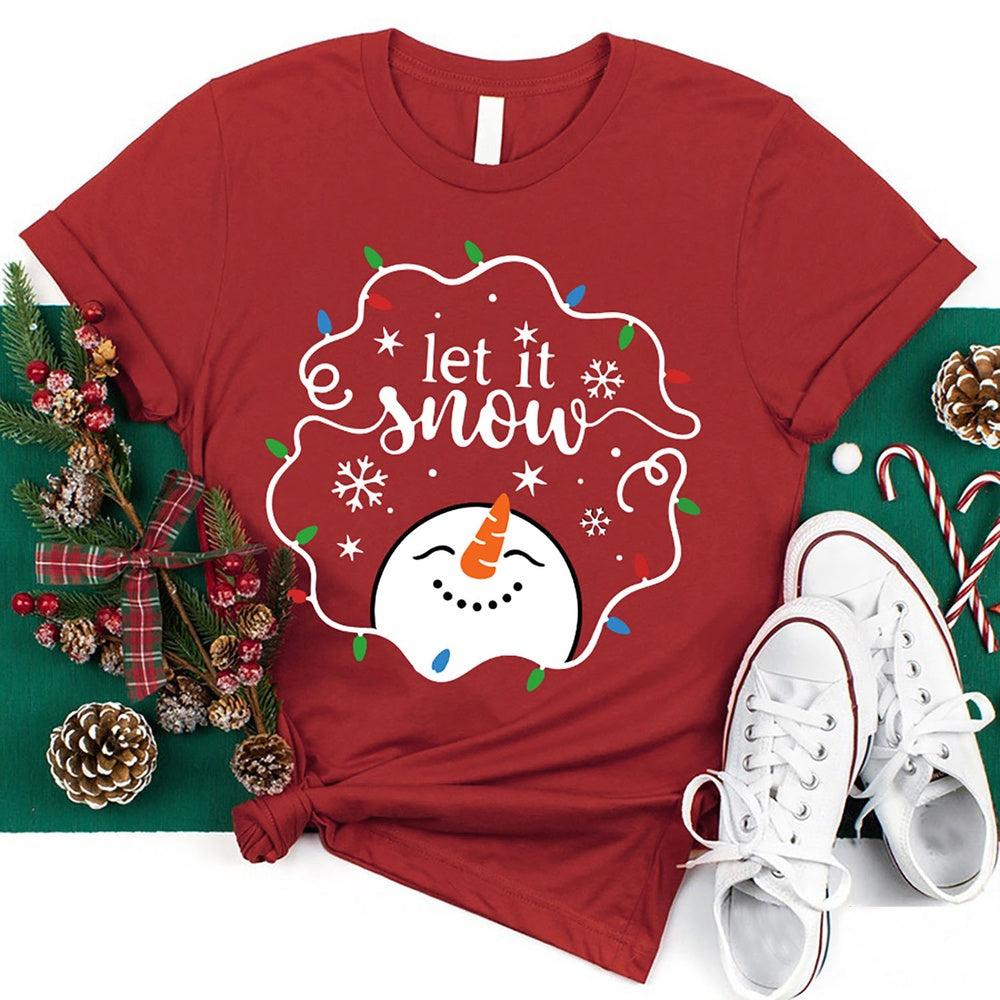 Personalized Chillin With My Snowmies T Shirt, Merry T Shirt, Unisex Christmas Shirts