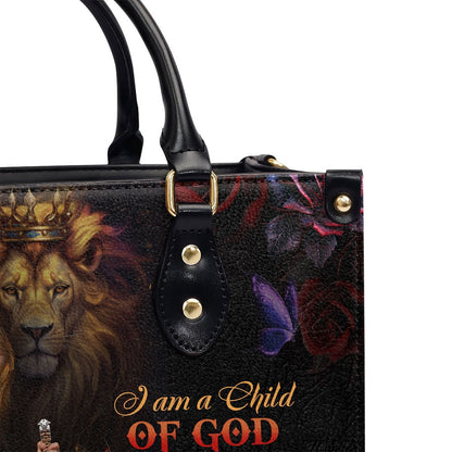 Personalized Christian Leather Bag, A Woman Of Faith Leather Handbag, Gift For Women, Faith Handbag