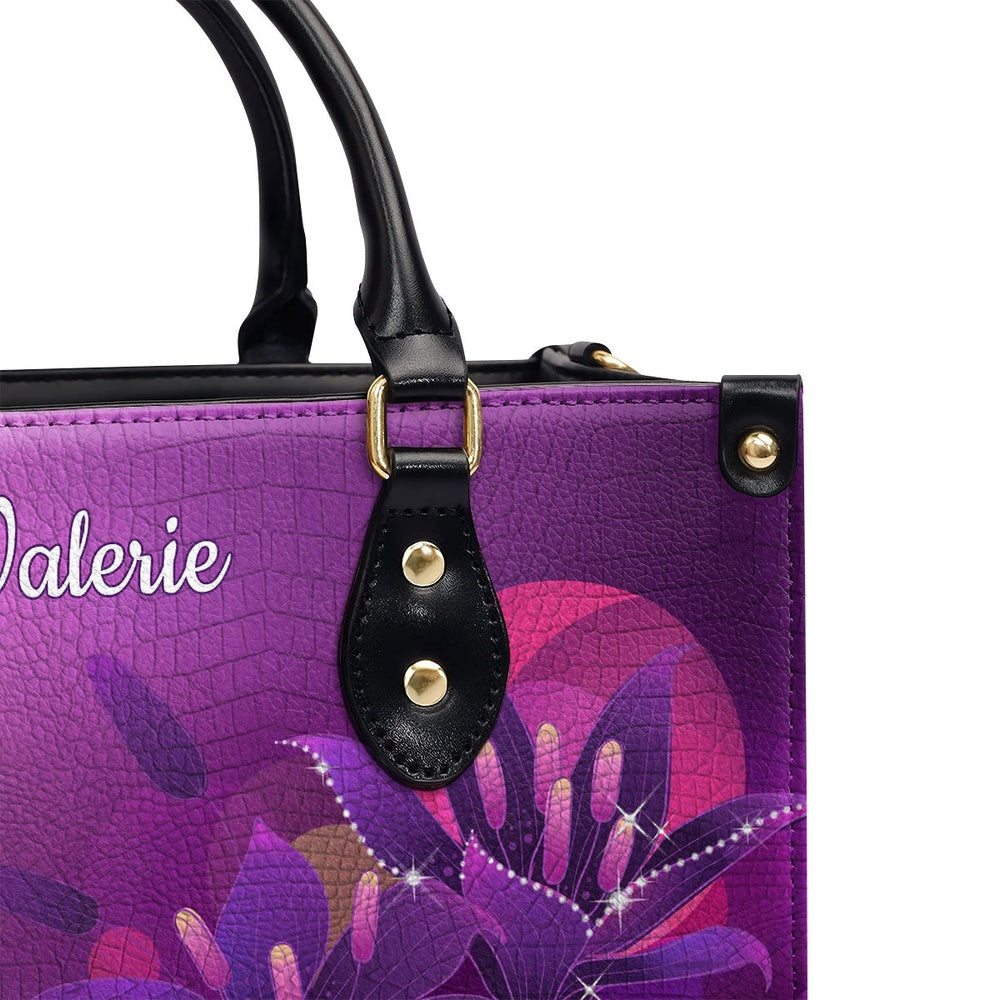 Personalized Christian Leather Bag, Faith, Hope, Love Leather Handbag, Faith Handbag