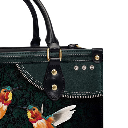 Personalized Christian Leather Bag, God Knew My Heart Needed You - Beautiful Personalized Leather Handbag, Faith Handbag