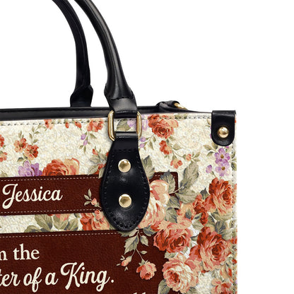 Personalized Christian Leather Bag, I Do Not Fear, For I Am His Leather Handbag  Christian Gifts For Women, Faith Handbag