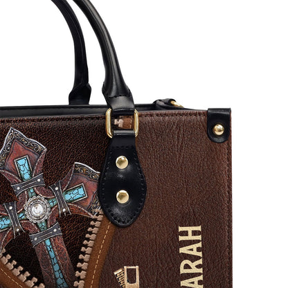 Personalized Christian Leather Bag, Must-Have Personalized Leather Handbag - God Calls You Beautiful, Faith Handbag