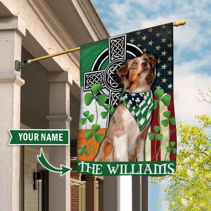 Personalized Dog Flags, Australian Shepherd Garden Flag-House Flag, Dog Flag For House, Garden Flags Dogs, Dog House Flags