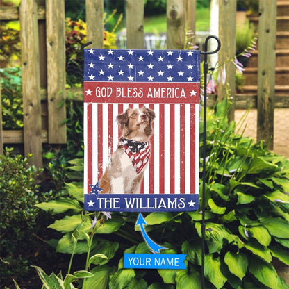 Personalized Dog Flags, Australian Shepherd God Bless America Flag, Garden Flags Dogs, Dog House Flags
