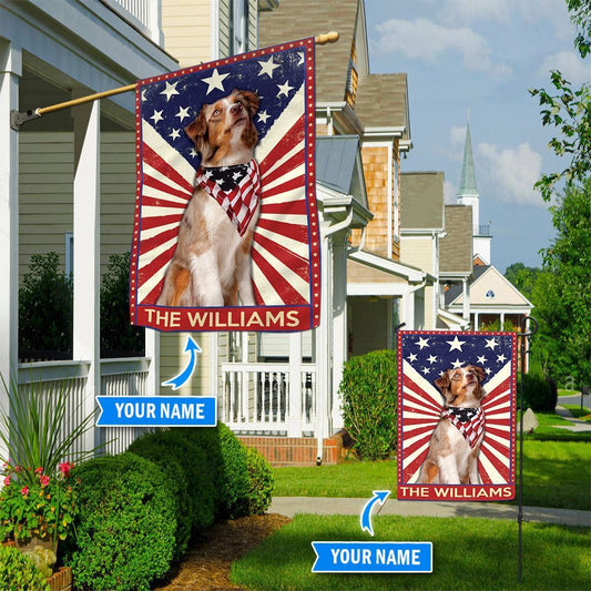 Personalized Dog Flags, Australian Shepherd House Flag, Dog Flag For House, Garden Flags Dogs, Dog House Flags