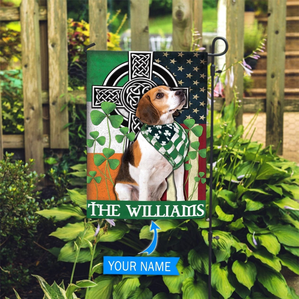 Personalized Dog Flags, Beagle Flag, American Flag Dog, Garden Flags Dogs, Dog House Flags