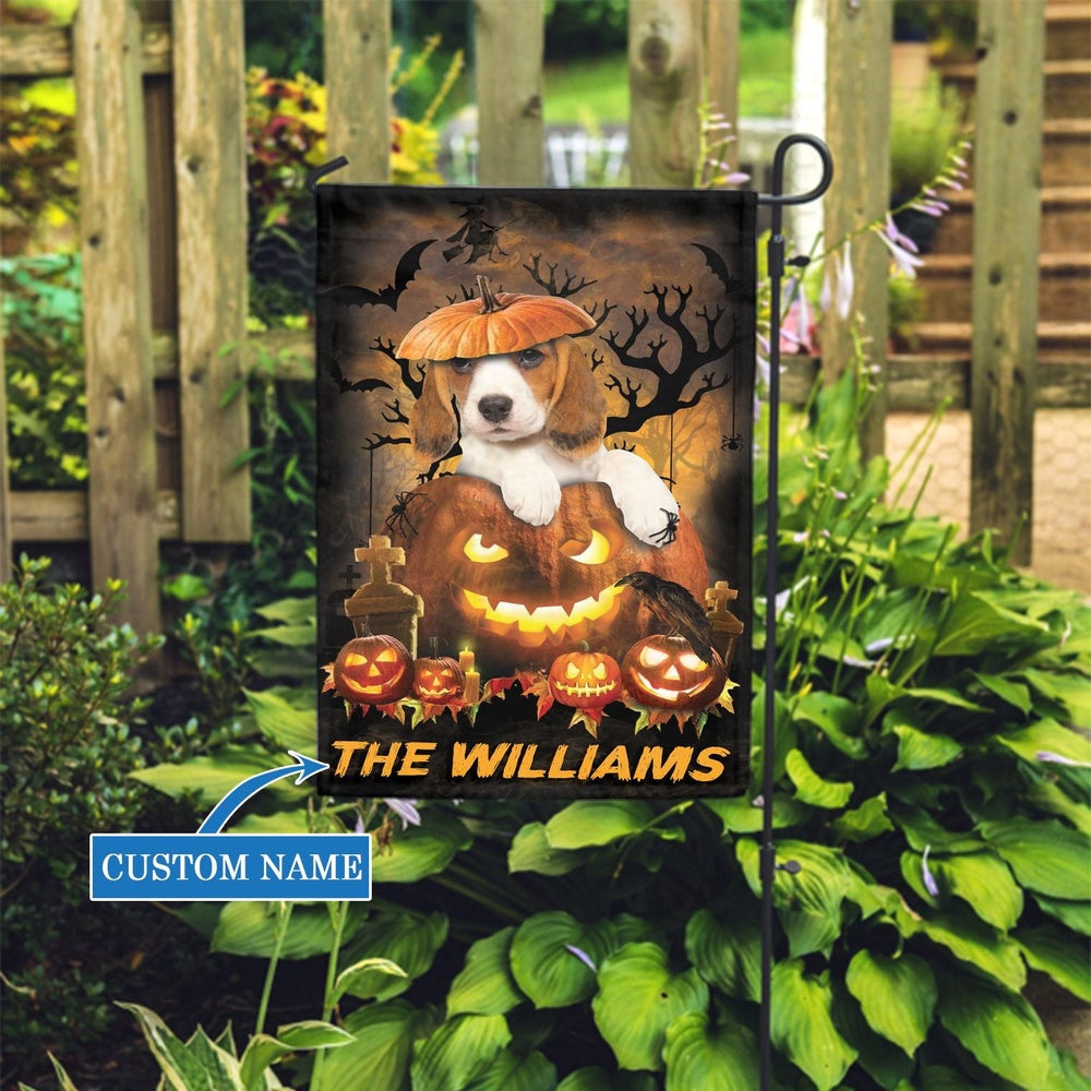 Personalized Dog Flags, Beagle Flag, Dog American Flag, Garden Flags Dogs, Dog House Flags