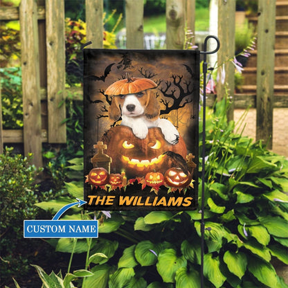 Personalized Dog Flags, Beagle Flag, Dog American Flag, Garden Flags Dogs, Dog House Flags