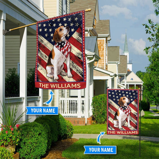 Personalized Dog Flags, Beagle  Flag, Dog Flag For House, Garden Flags Dogs, Dog House Flags