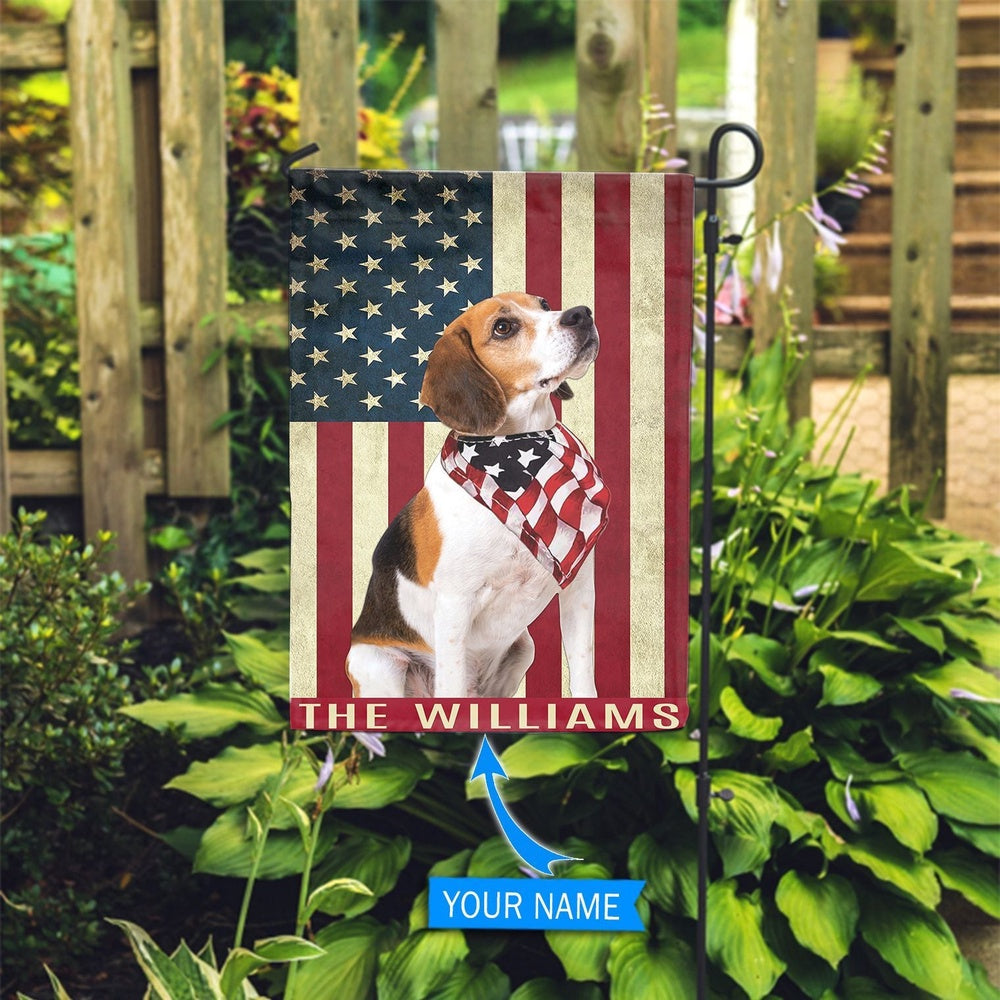 Personalized Dog Flags, Beagle Garden Flag, Garden Flags Dogs, Dog House Flags