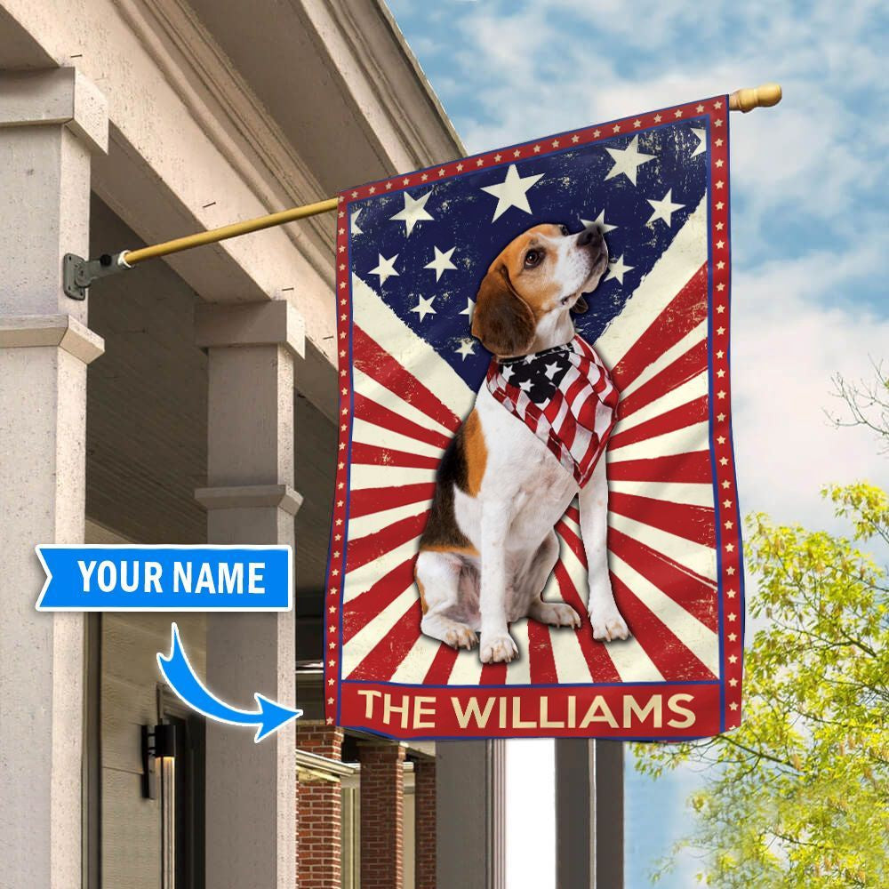 Personalized Dog Flags, Beaglel Garden Flag-House Flag, Dog Flag For House, Garden Flags Dogs, Dog House Flags