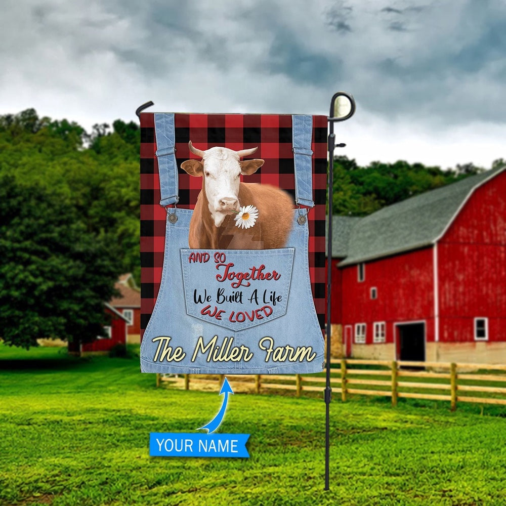 Personalized Dog Flags, Beef Cattle Flag, Garden Flags Dogs, Dog House Flags