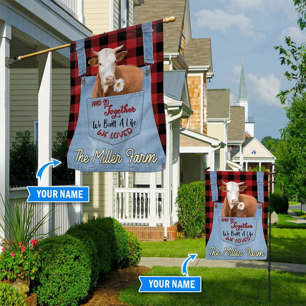 Personalized Dog Flags, Beef Cattle Flag, Garden Flags Dogs, Dog House Flags