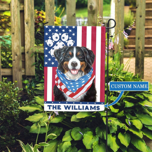 Personalized Dog Flags, Bernese Mountain Dog Garden Flag, Custom Dog Garden Flags, Dog Gifts For Owners, Garden Flags Dogs, Dog House Flags
