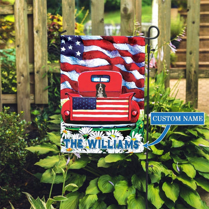 Personalized Dog Flags, Bernese Mountain Dog Garden Flag, Garden Flags Dogs, Dog House Flags