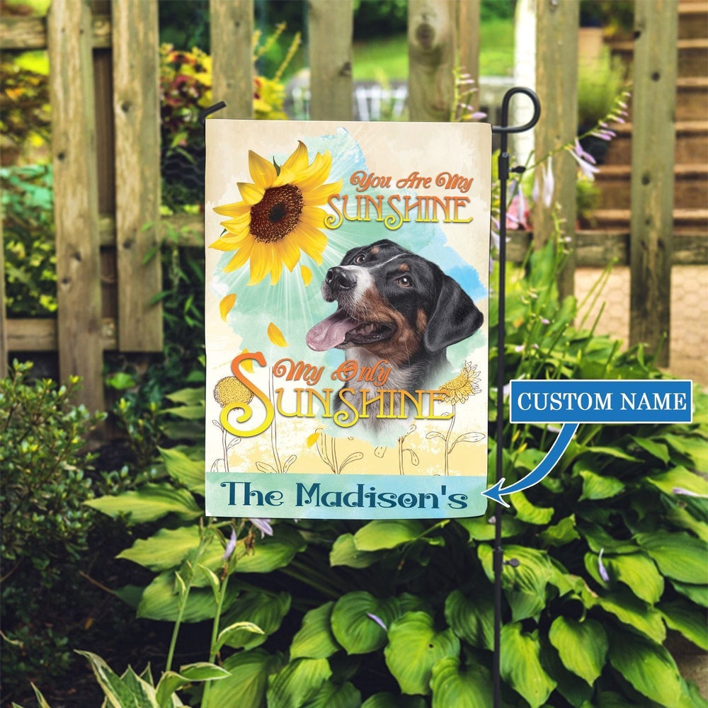 Personalized Dog Flags, Bernese Mountain Dog Sunflower Garden Flag, Dog Flag For House, Garden Flags Dogs, Dog House Flags