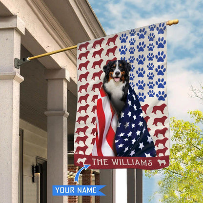 Personalized Dog Flags, Bernese Mountain Flag, Custom Dog Garden Flags, Garden Flags Dogs, Dog House Flags