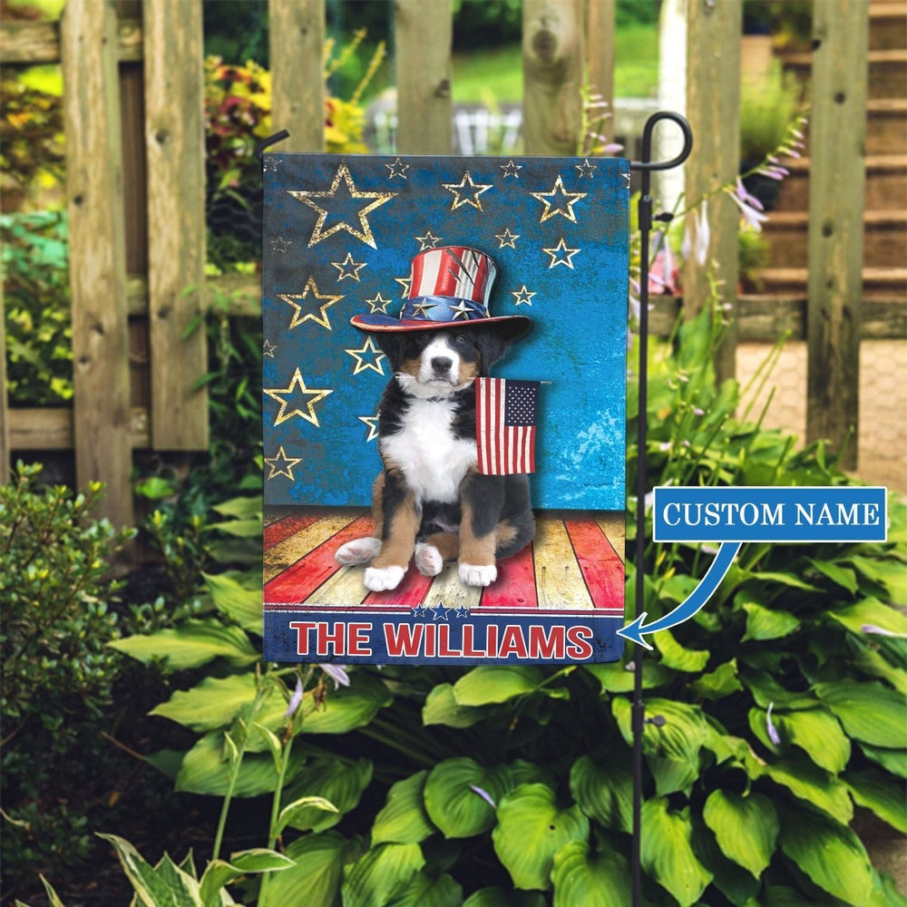 Personalized Dog Flags, Bernese Mountain Garden Flag, Custom Dog Garden Flags, Garden Flags Dogs, Dog House Flags