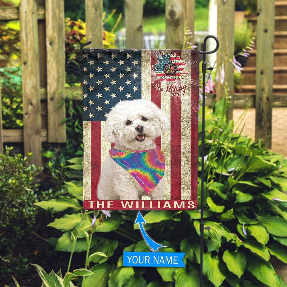 Personalized Dog Flags, Bichon Frisé Flag, Garden Flags Dogs, Dog House Flags