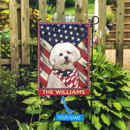 Personalized Dog Flags, Bichon Frise´ Garden Flag, Dog Flag For House, Garden Flags Dogs, Dog House Flags