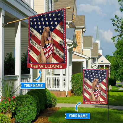 Personalized Dog Flags, Bloodhound Flag, Dog Flag For House, Garden Flags Dogs, Dog House Flags