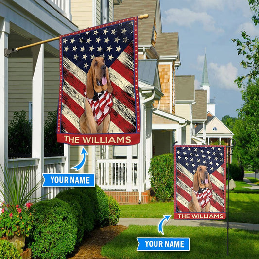 Personalized Dog Flags, Bloodhound Flag, Dog Flag For House, Garden Flags Dogs, Dog House Flags