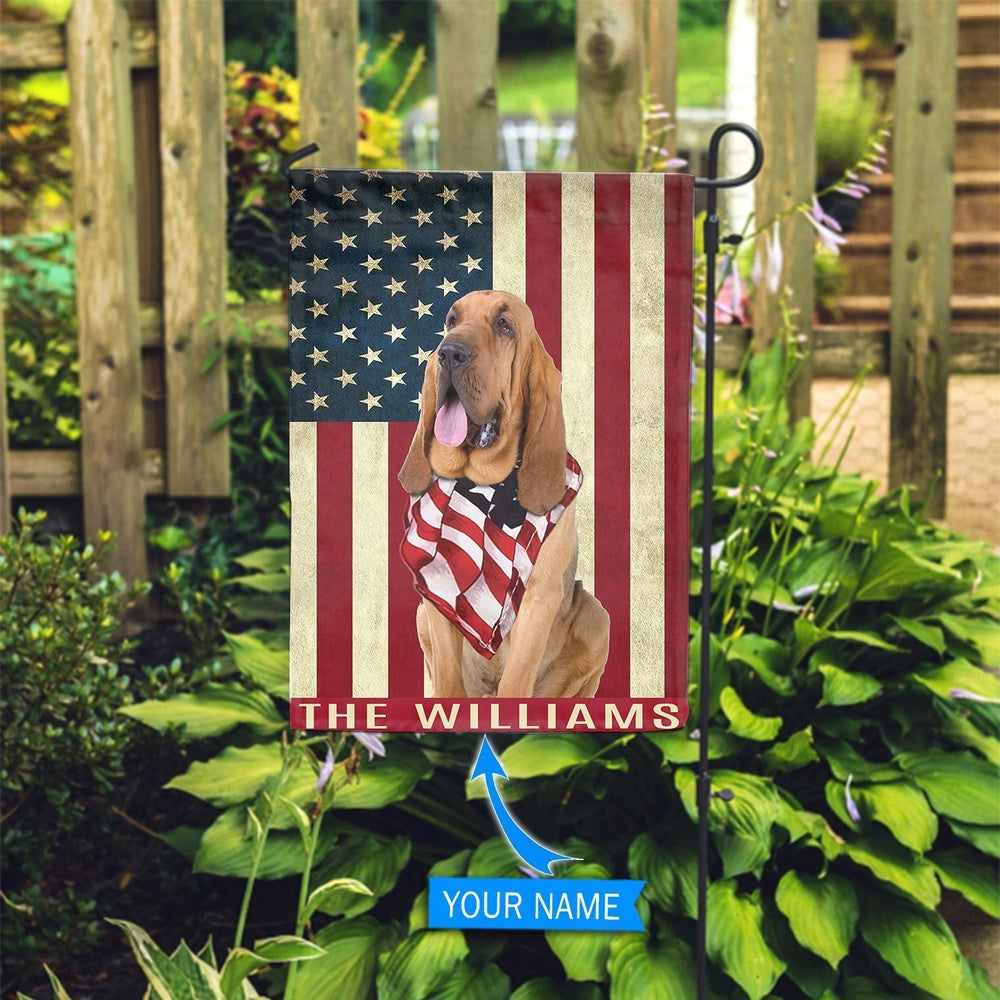 Personalized Dog Flags, Bloodhound Garden Flag, Garden Flags Dogs, Dog House Flags