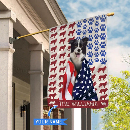 Personalized Dog Flags, Border Collies Flag, Custom Dog Garden Flags, Garden Flags Dogs, Dog House Flags