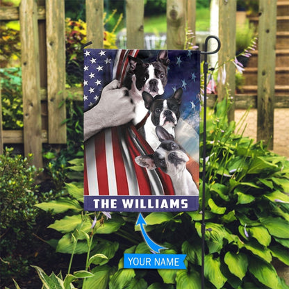 Personalized Dog Flags, Boston Terrier Custom Garden Custom Flag, Dog Flag For House, Garden Flags Dogs, Dog House Flags