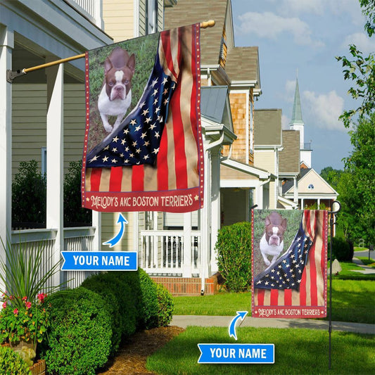Personalized Dog Flags, Boston Terrier Flag, Custom Dog Garden Flags, Dog Gifts For Owners, Garden Flags Dogs, Dog House Flags