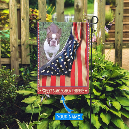 Personalized Dog Flags, Boston Terrier Flag, Custom Dog Garden Flags, Dog Gifts For Owners, Garden Flags Dogs, Dog House Flags