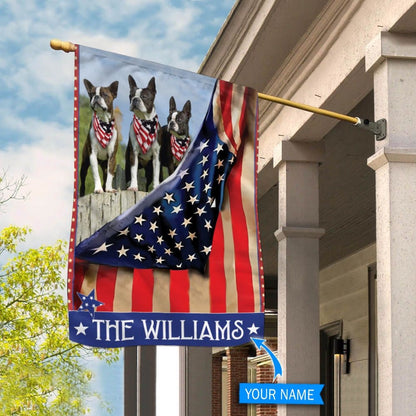 Personalized Dog Flags, Boston Terrier Flag, Custom Dog Garden Flags, Garden Flags Dogs, Dog House Flags