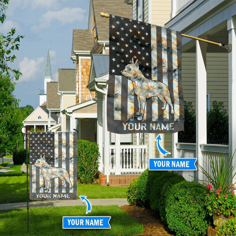 Personalized Dog Flags, Boston Terrier Flag, Custom Dog Garden Flags, Outdoor Decor, Garden Flags Dogs, Dog House Flags