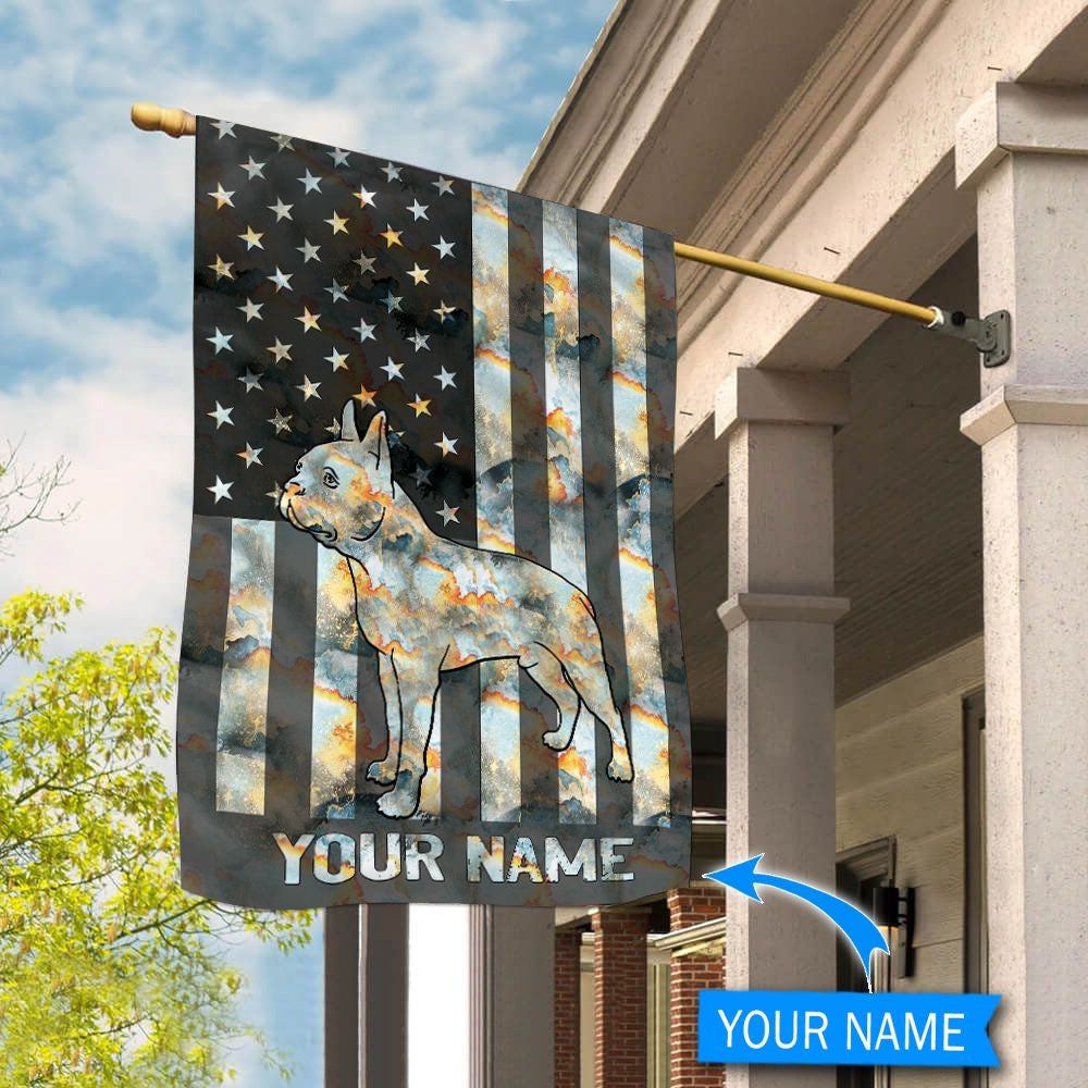 Personalized Dog Flags, Boston Terrier Flag, Custom Dog Garden Flags, Outdoor Decor, Garden Flags Dogs, Dog House Flags