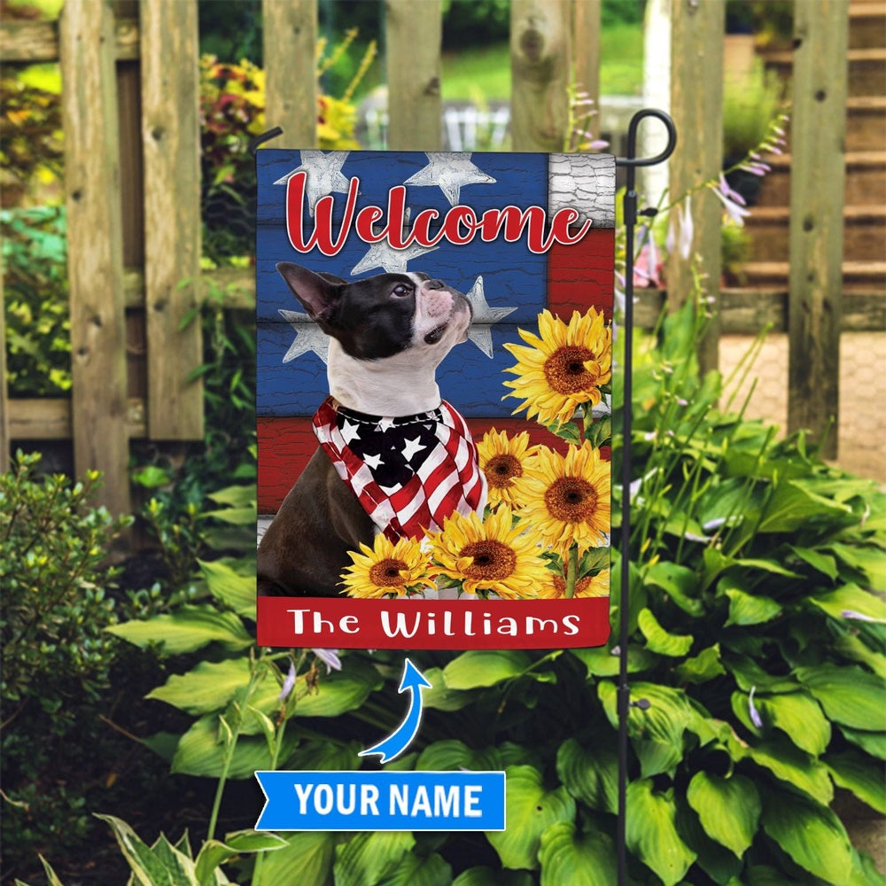 Personalized Dog Flags, Boston Terrier  Flag, Dog Flag For House, Garden Flags Dogs, Dog House Flags